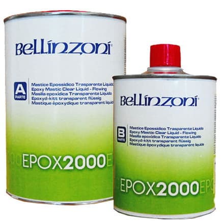 Клей EPOX 2000 transparent (горизонтальный) жидкий (А+Б) 1,5кг 019METRLA001