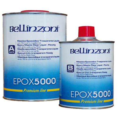 Клей MASTICE EPOXY PREMIUM (EPOX 5000) бесцветный жидкий (А+Б) 1,5кг 019METLPRA001