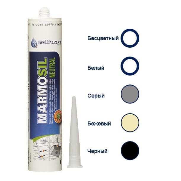 Силиконовый герметик MARMOSIL NEUTRAL белый 310мл 205MSIBI0300