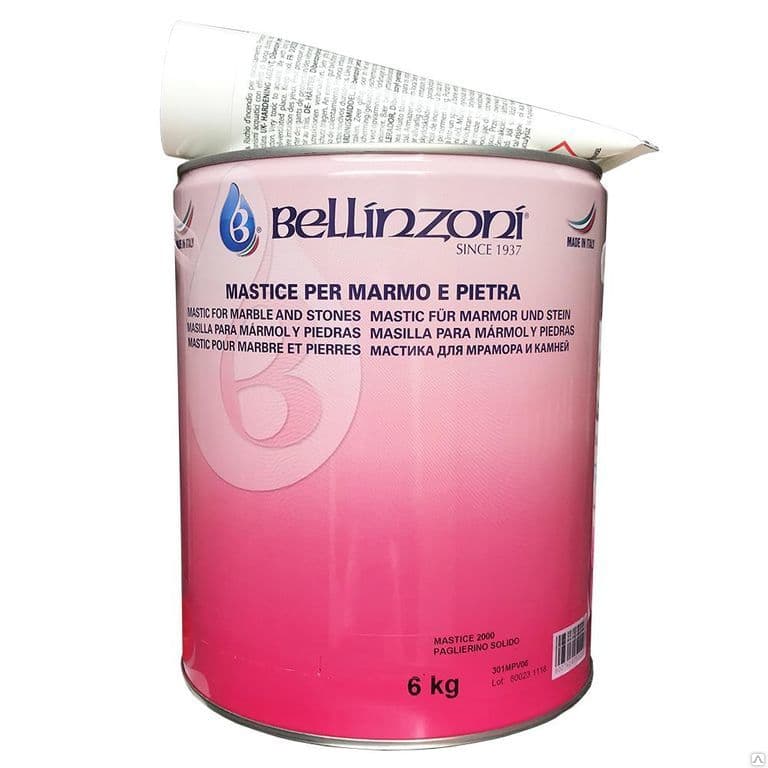 Клей "BELLINZONI MASTIC 2000" (бежевый густой) №03 4л 301MPV06