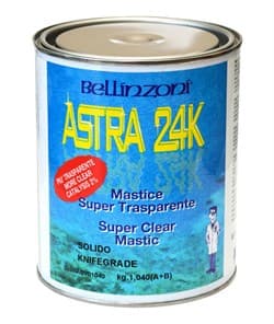 Клей полиэфирный Bellinzoni Astra-24 Solido (прозрачный/густой) 1,0кг 004210003