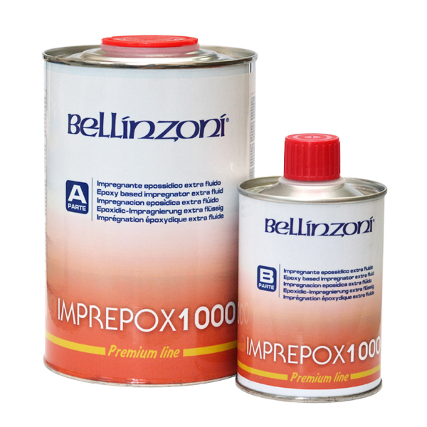 Клей "Imprepox 1000" прозрачный/жидкий 1,0+0,25кг (А+В) 004210104